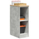 Vidaxl garagekast 30x51x85 cm massief grenenhout betongrijs