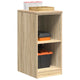 Vidaxl garagekast 40x51x85 cm massief grenenhout sonoma eikenkleurig