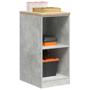 Vidaxl garagekast 40x51x85 cm massief grenenhout betongrijs - afbeelding 1
