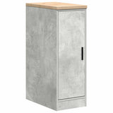 Vidaxl garagekast 30x51x85 cm massief grenenhout betongrijs - afbeelding 2