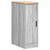 Vidaxl garagekast 30x51x85 cm massief grenenhout grijs sonoma