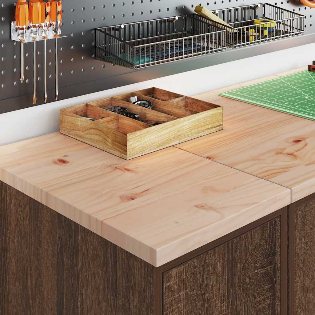 Vidaxl garagekast 30x51x85 cm massief grenenhout bruin eikenkleurig