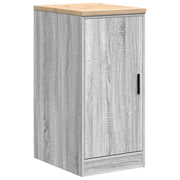 Vidaxl garagekast 40x51x85 cm massief grenenhout grijs sonoma - afbeelding 2