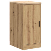 Vidaxl garagekast 40x51x85 cm massief grenenhout artisan eikenkleurig - afbeelding 2