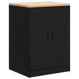 Vidaxl garagekast 60x51x85 cm massief grenenhout zwart - afbeelding 2