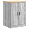 Vidaxl garagekast 60x51x85 cm massief grenenhout grijs sonoma
