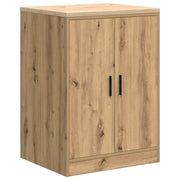 Vidaxl garagekast 60x51x85 cm massief grenenhout artisan eikenkleurig - afbeelding 2