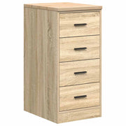 Vidaxl garagekast 40x51x85 cm massief grenenhout sonoma eikenkleurig - afbeelding 2