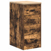 Vidaxl garagekast 40x51x85 cm massief grenenhout gerookt eiken