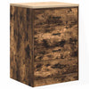 Vidaxl garagekast 60x51x85 cm massief grenenhout gerookt eiken