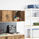 Vidaxl garage wandkast bewerkt hout oud hout