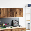 Vidaxl garage wandkasten 2 st bewerkt hout oud hout