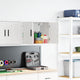 Vidaxl garagewandkast bewerkt hout wit