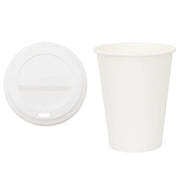 Vidaxl papieren koffiekopjes met deksel 1000 st 12oz 300 ml - afbeelding 2