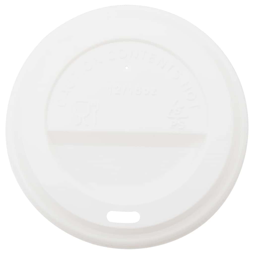 Vidaxl papieren koffiekopjes met deksel 1000 st 16oz 400 ml