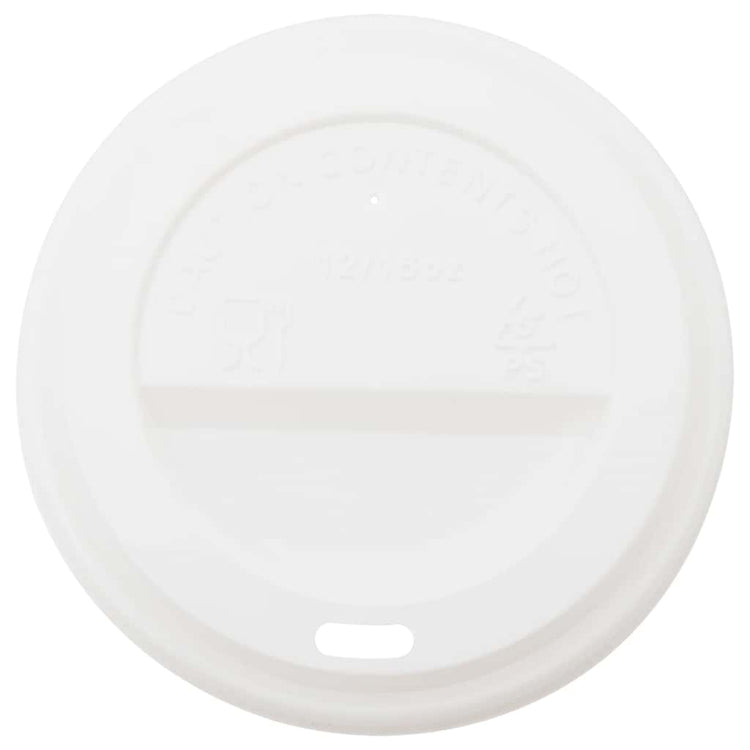 Vidaxl papieren koffiekopjes met deksel 1000 st 12oz 300 ml