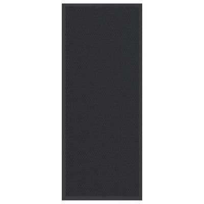 Vidaxl deurmat 60x150 cm zwart