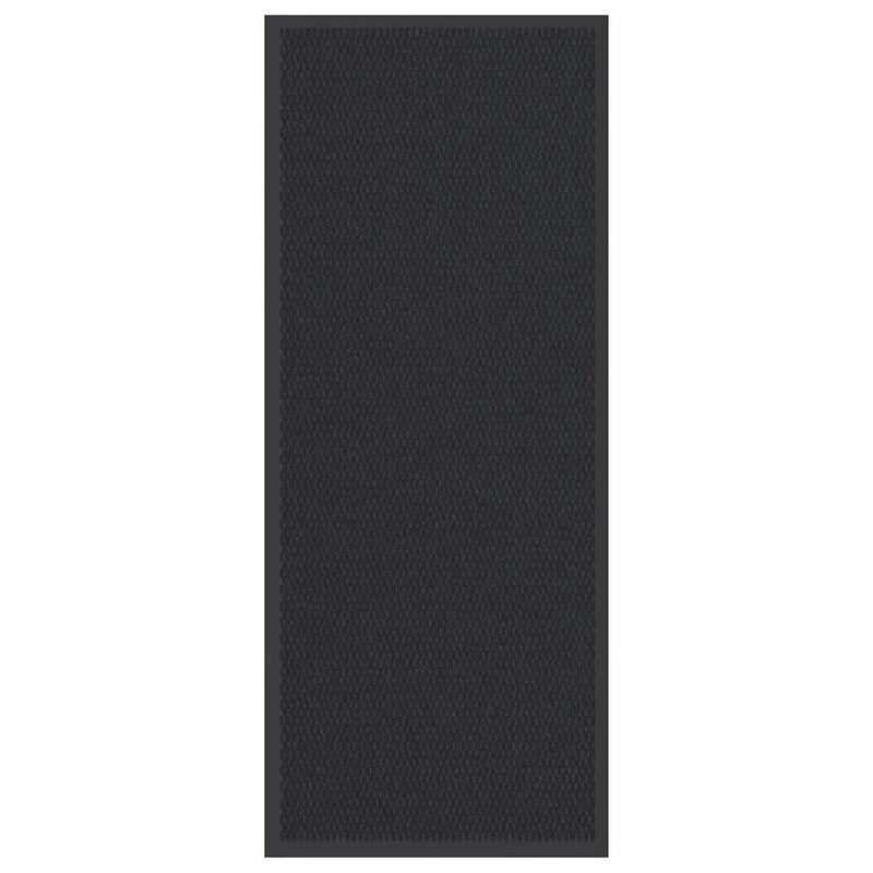Vidaxl deurmat 60x150 cm zwart