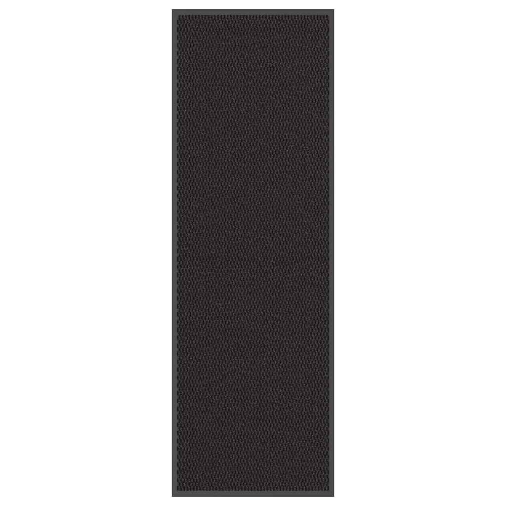 Vidaxl deurmat 60x180 cm zwart