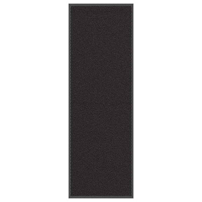 Vidaxl deurmat 60x180 cm zwart