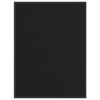 Vidaxl deurmat 80x120 cm zwart