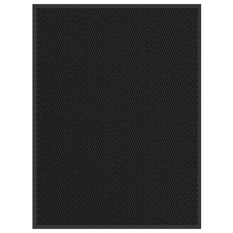 Vidaxl deurmat 80x120 cm zwart