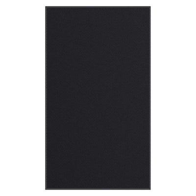 Vidaxl deurmat 115x200 cm zwart