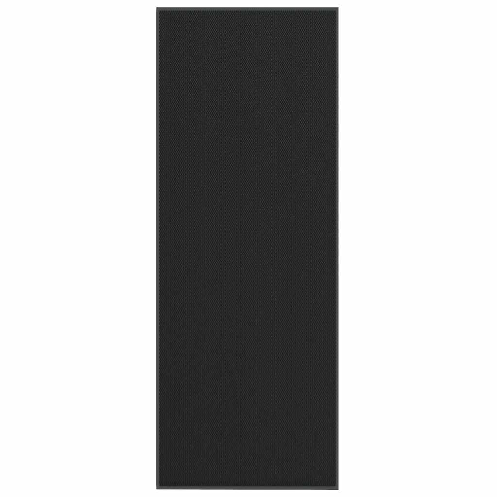 Vidaxl deurmat 115x300 cm zwart