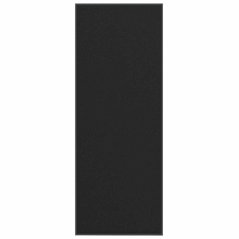 Vidaxl deurmat 115x300 cm zwart