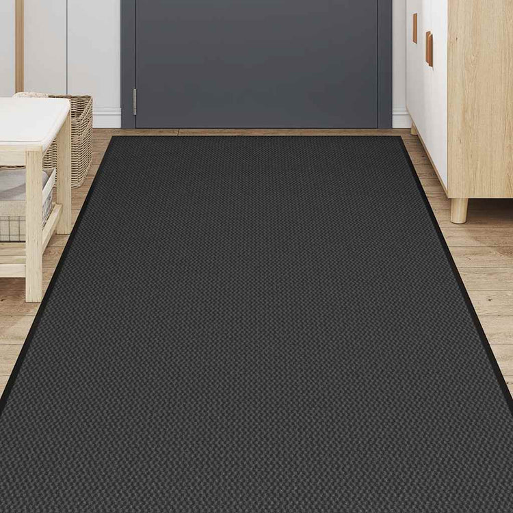 Vidaxl deurmat 115x300 cm zwart