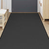 Vidaxl deurmat 115x400 cm zwart