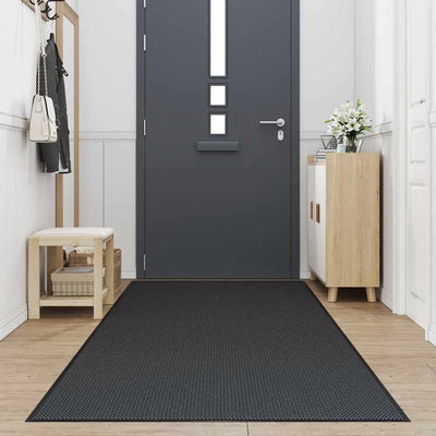 Vidaxl deurmat 115x500 cm zwart