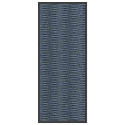 Vidaxl deurmat 60x150 cm blauw