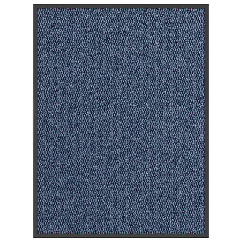 Vidaxl deurmat 90x120 cm blauw