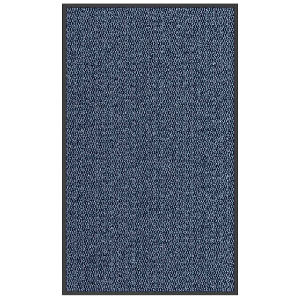 Vidaxl deurmat 90x150 cm blauw