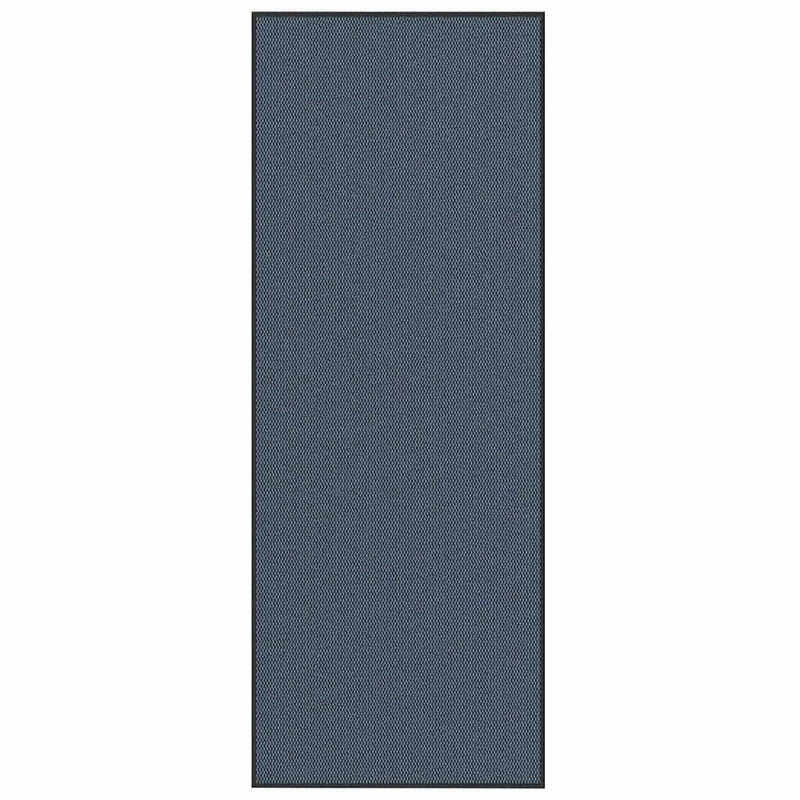Vidaxl deurmat 115x300 cm blauw