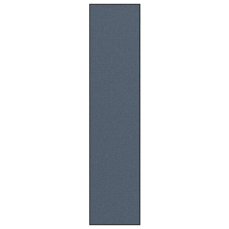 Vidaxl deurmat 115x500 cm blauw
