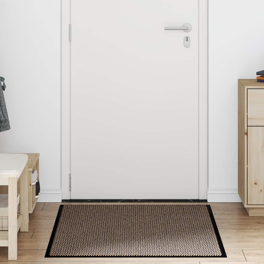 Vidaxl deurmat 80x120 cm bruin