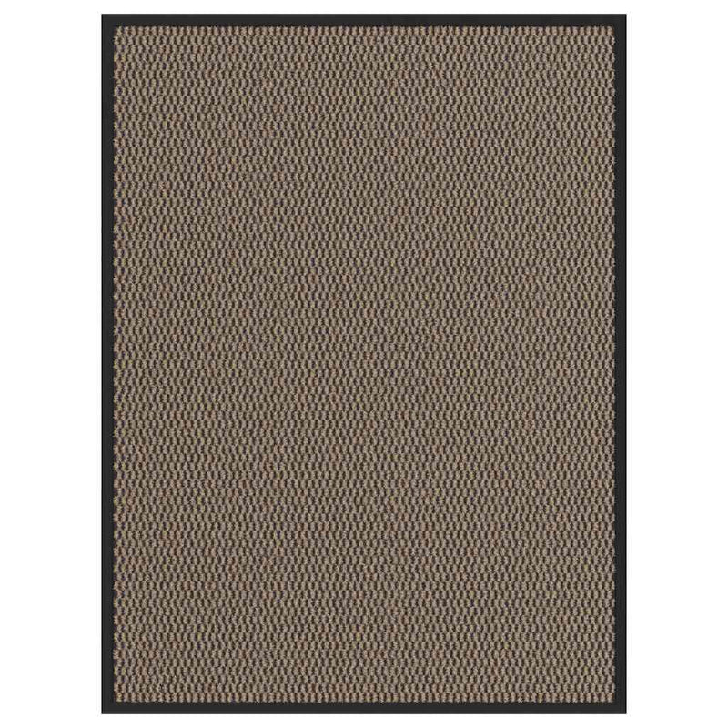 Vidaxl deurmat 90x120 cm bruin
