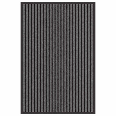 Vidaxl deurmat zwart 60 x 90 cm polypropyleen