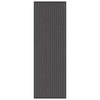 Vidaxl deurmat zwart 60 x 180 cm polypropyleen