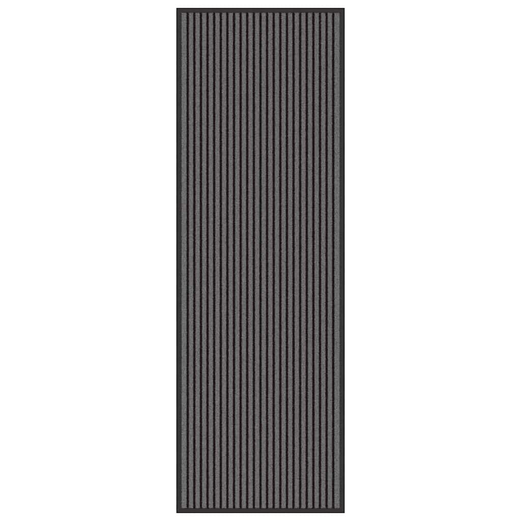 Vidaxl deurmat zwart 60 x 180 cm polypropyleen