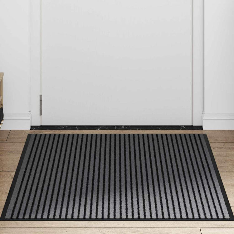 Vidaxl deurmat zwart 80 x 120 cm polypropyleen