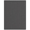 Vidaxl deurmat 90x120 cm gestreept zwart en grijs