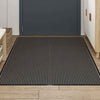 Vidaxl deurmat 115x200 cm streep zwart en grijs