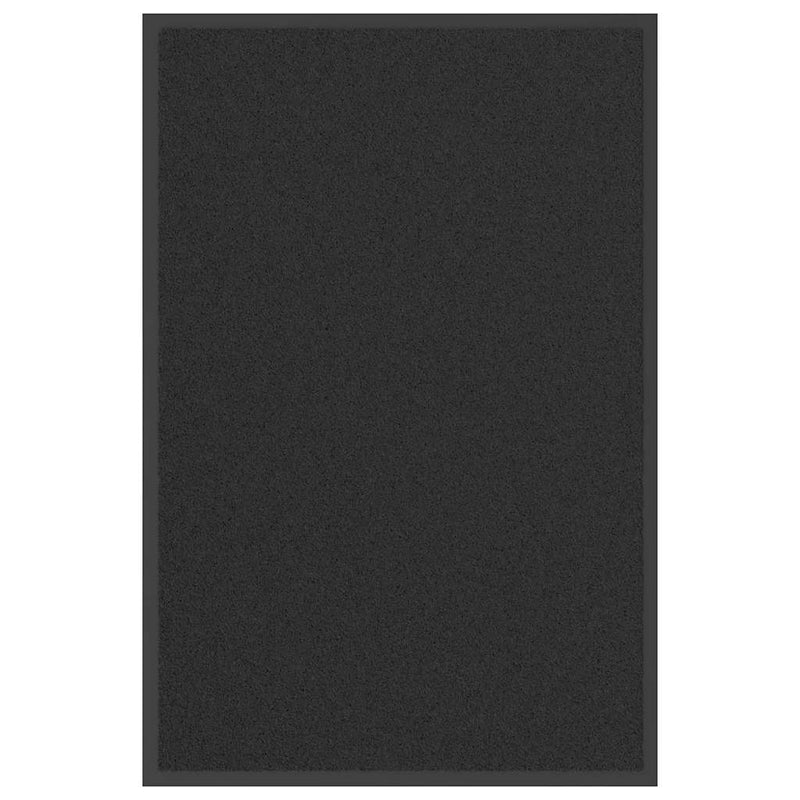 Vidaxl deurmat 60x90 cm zwart