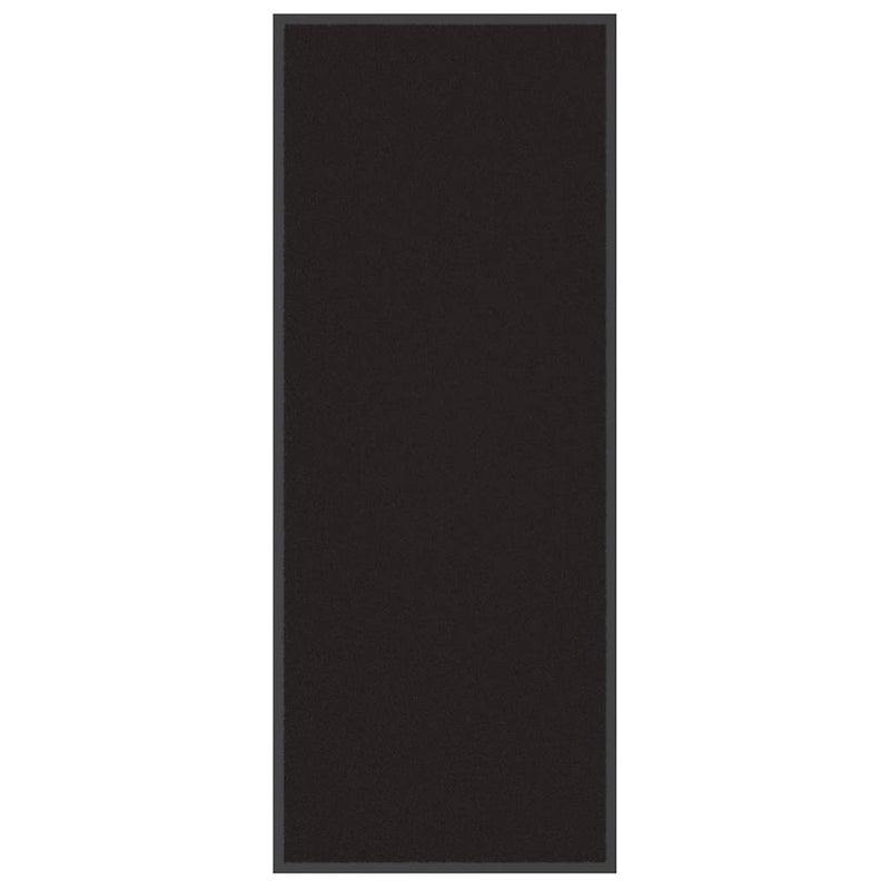 Vidaxl deurmat 60x150 cm zwart