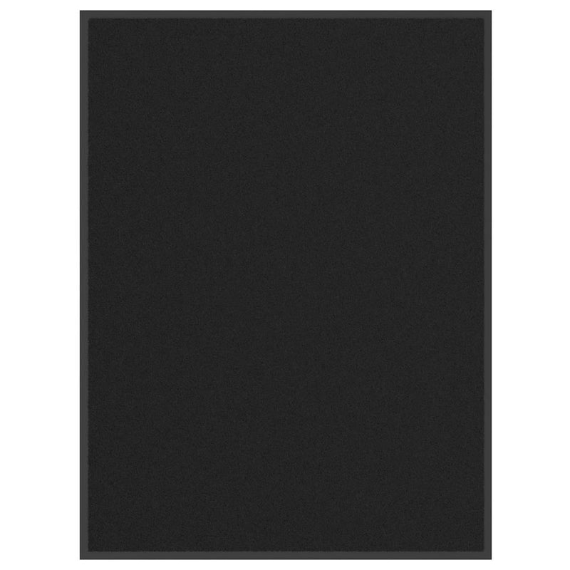 Vidaxl deurmat 80x120 cm zwart