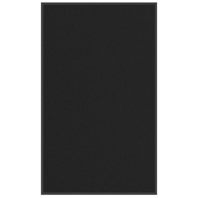 Vidaxl deurmat 90x150 cm zwart