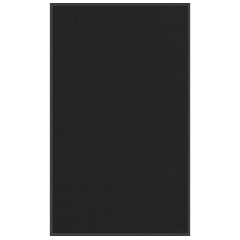 Vidaxl deurmat 90x150 cm zwart